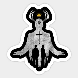 Detective horror Sticker